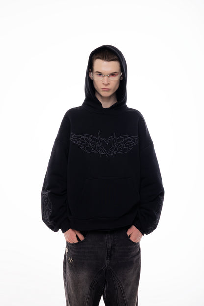 Heart Tribal Hoodie